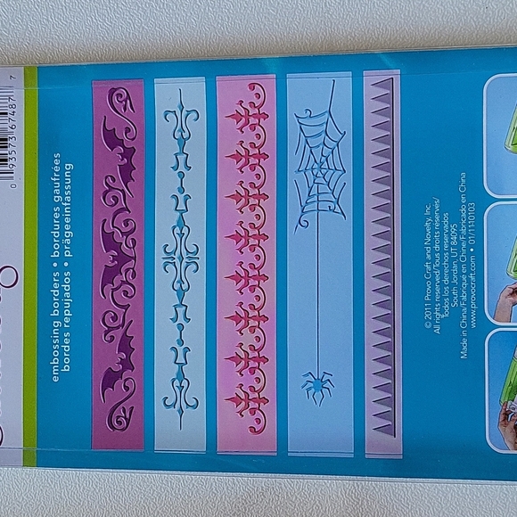 Cuttlebug 5 Embossing Border 7"  Brand New - Picture 2 of 2